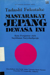 Masyarakat Jepang Dewasa Ini