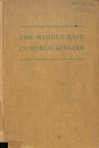 The Middle East in World Affairs