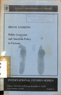 Public Constraint And American Policy In Vietnam