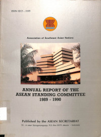 Annual Report Of The Asean Standing Committee 1989-1990