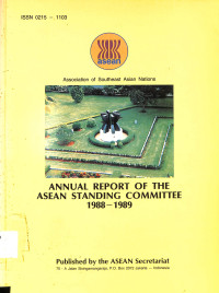 Annual Report Of The Asean Standing Committee 1988-1989