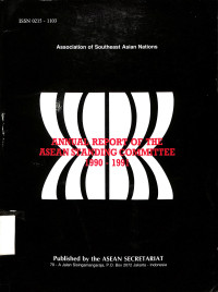 Annual Report Of The Asean Standing Committee 1990-1991