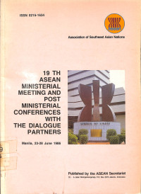 19th Asean Ministerial Meetting And Post Ministerial Conferences With The Dialogue Partners