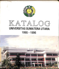 Katalog Universitas Sumatera Utara 1995-1996