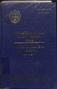 Sumatera Utara Dalam Angka 1992