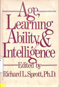 Age, Learning Ability And Intelligence