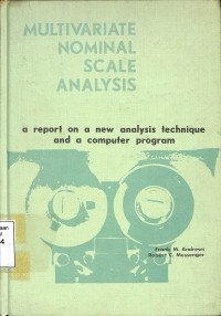 Multivariate nominal scale analysis