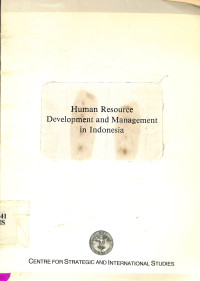 Human Resource Development and Management in Indonesia