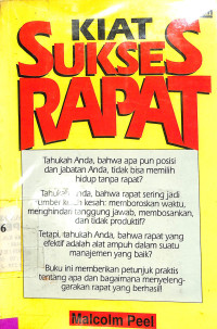 KIAT SUKSES RAPAT