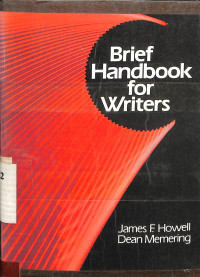 BRIEF HANDBOOK FOR WRITERS