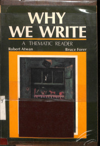 WHY WE WRITE