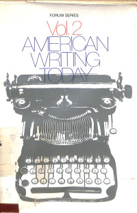 VOL.2 AMERICAN WRITING TODAY