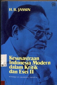 KESUSASTRAAN INDONESIA MODERN DALAM KRITIK DAN ESEI II