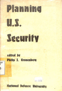 Planning U.S. Security