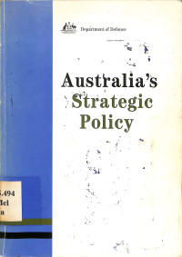 Australia's Strategic Policy