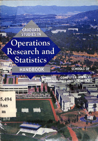 Master of Science in Operations Research and Statistics Handbook 1998