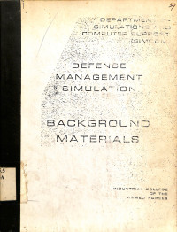 Defense Management Simulation