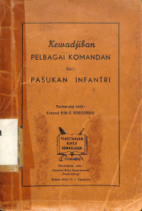 Kewadjiban Pelbagai Komandan dari Pasukan Infantri