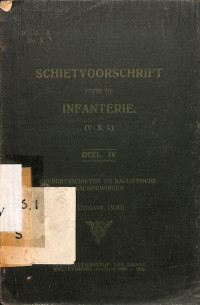 Schietvoorschriet Voor De Infanterie