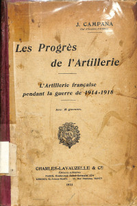 Les Progres de I'Artillerie