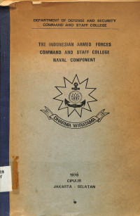 The Indonesian Armed Forces Command and Staff College Naval Component