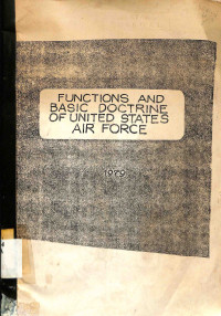 Functions and Basic Doctrine of United States Air Force