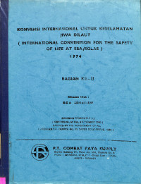 Konvensi internasional untuk keselamatan jiwa di laut (edisi 2)