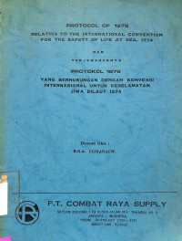 Protokol 1978 yang berhunghungan dengan konvensi internasional unutk keselamatan jiwa dilaut 1974