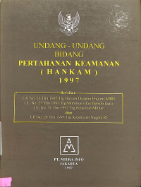 Undang-Undang Bidang Pertahanan Keamanan (HANKAM) 1997