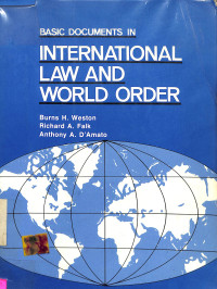 Basic documents in international law and world order