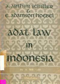 Adat Law in Indonesia