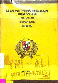 Materi Penyegaran Penatar Buku III Bidang GBHN