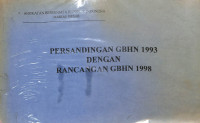 PERSANDINGAN GBHN 1993 DENGAN RANCANGAN GBHN 1998