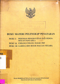 BUKU MATERI PELENGKAP PENATARAN