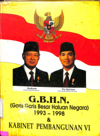 GBHN. 1993-1998 dan Kabinet Pembangunan VI