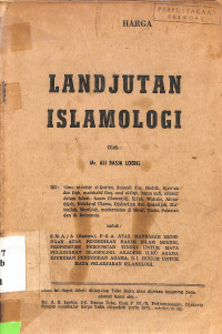 Landjutan Islamologi