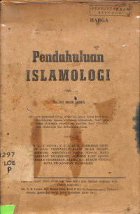 Pendahuluan Islamologi