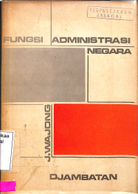 Fungsi Adminstrasi Negara