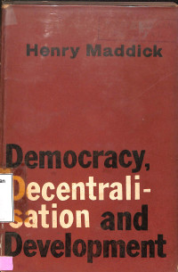 Democracy, decentralisation and development