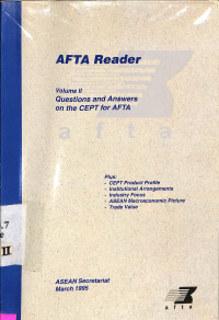 AFTA Reader Volume II ( Questions and Answers on the CEPT for AFTA )