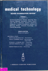 Medical Technology, Board examination Review Vol I