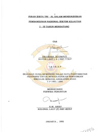 Peran Serta TNI - AL Dalam Mensukseskan Pembangunan Nasional Sektor Kelautan 5 - 10 Tahun Mendatang