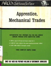 Apprentice, Mechanical Trades