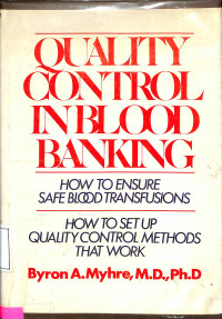 Quality Control In Blood Banking