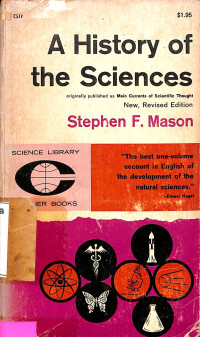 A History Of The Sciences