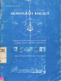 Strategi Pengendalian Alur Sempit (Monografi No. MI. 18. 86)