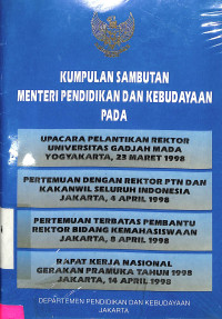 KUMPULAN SAMBUTAN MENTRI PENDIDIKAN DAN KEBUDAYAAN