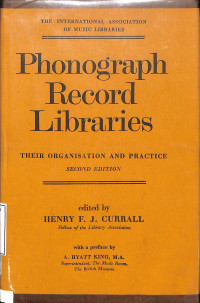 Phonograph Record Libraries