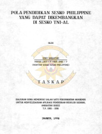 Pola Pendidikan Sesko Philippine Yang Dapat Dikembangkan Di Sesko TNI-AL