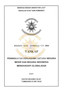 Penigkatan Kerjasama Antara Negara Mesir Dan Negara Indonesia Menghadapi Globalisasi